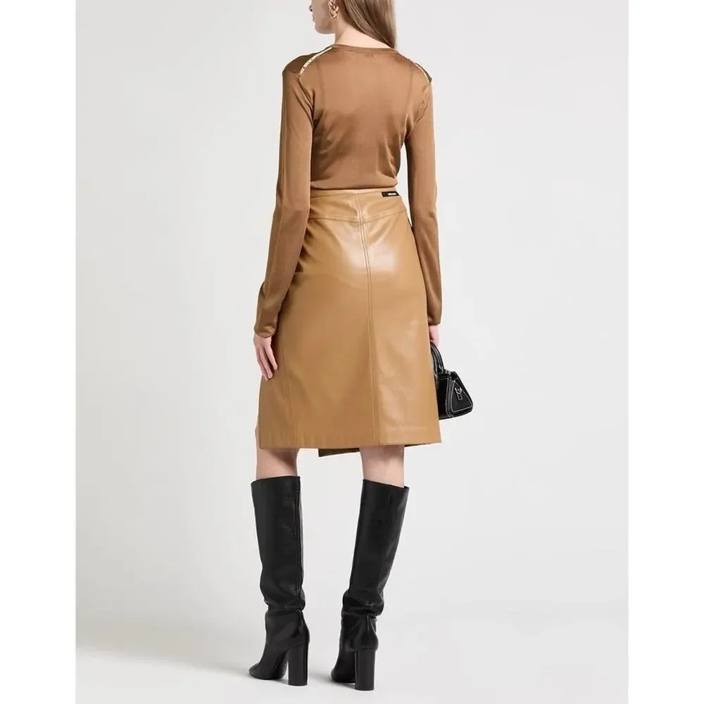 NWT Saint Laurent YSL Henley Bodysuit Size S Brown Long Sleeve $1,800 - Picture 3 of 8